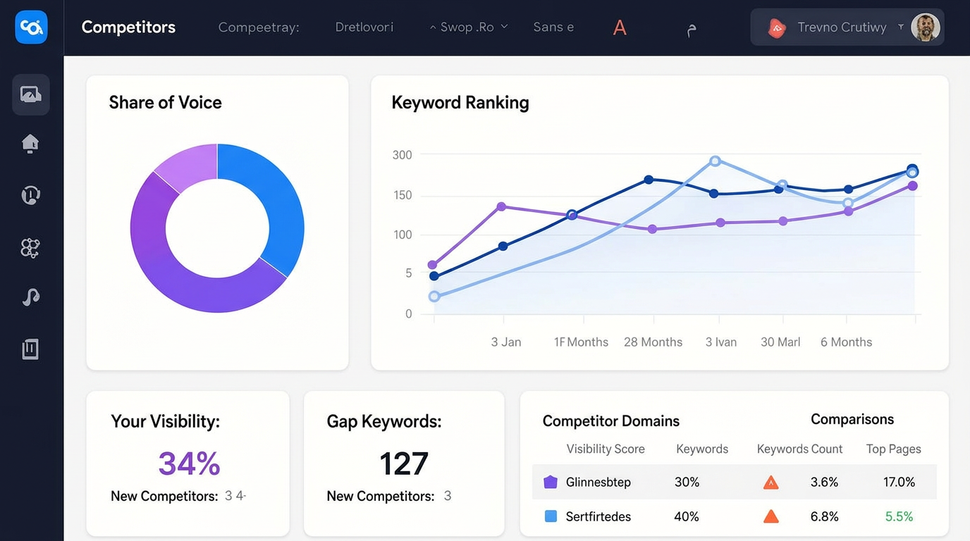 Dashboard Kepia — visão unificada de SEO, GEO e Analytics
